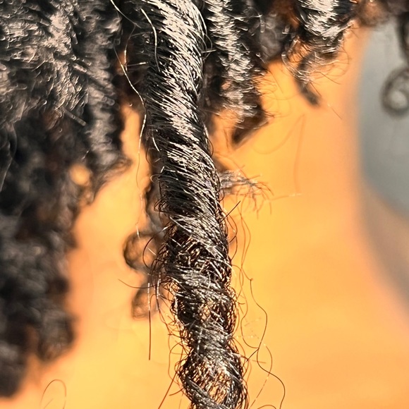 VHC Dreadlock Wig Short Twist Wigs for Women Afro Curly Synthetic Wig (Black) - Picture 4 of 7